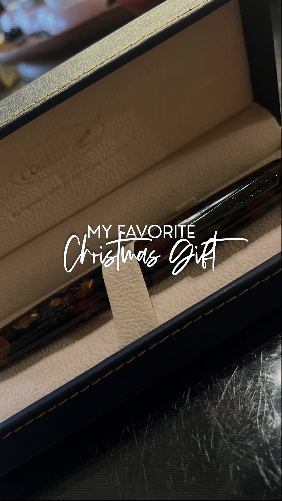 Moms always give the best gifts. Got my very first Conklin fountain pen! It’s broad tip and in Brownstone. I’m obsessed!